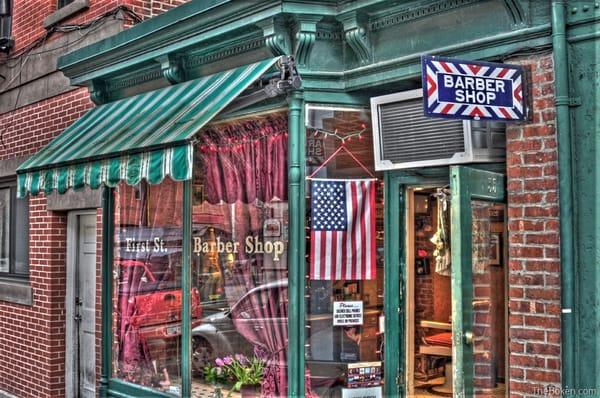 My favorite barber shop in Hoboken!  Ask for Jesse - he is the best.