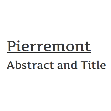 Pierremont Title