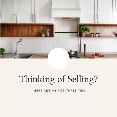 3 Top Tips for Selling Your Home