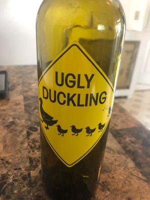 Ugly Duckling Red Wine Bottle