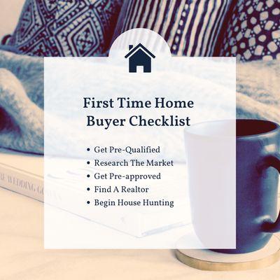 First time home buyer checklist