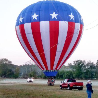 All American polo and balloons