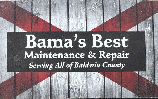 Bamas Best maintenance