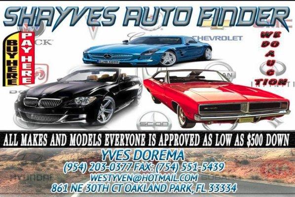 Shayves Auto Finder