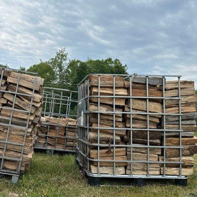 Stacked Cord of Firewood