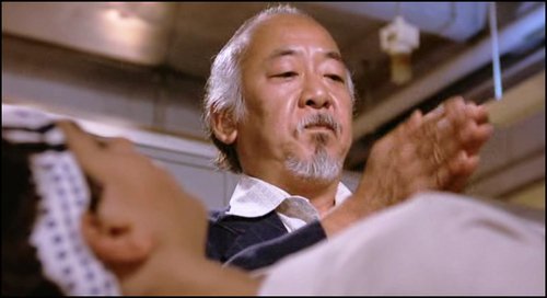 Sam has healing powers similar to Mr. Miyagi from Karate Kid! No kidding