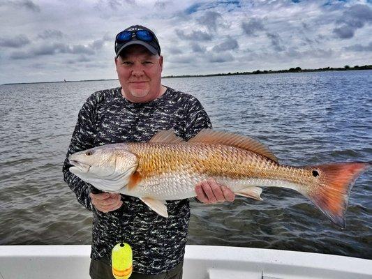 The fight of the Bull Redfish in SWLA in comparable to no other fish in our estuary!