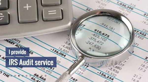 I provide IRS Audit service