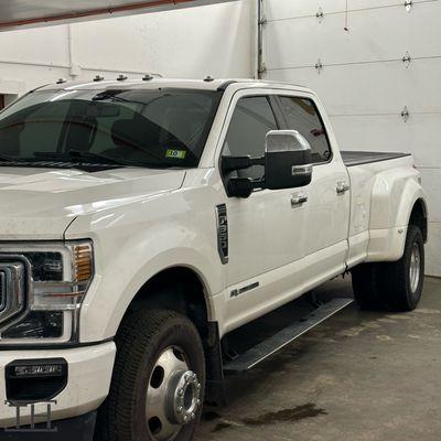 2020 Ford F350 tinted in Ceramic film