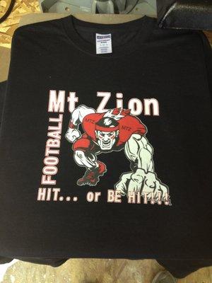 Mt.Zion Braves Football Shirt