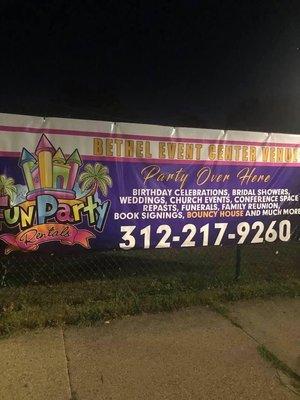 Bethel Event Venue's banner