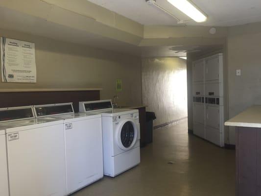 (6) On-Site Laundry Facilities open 24 hours.