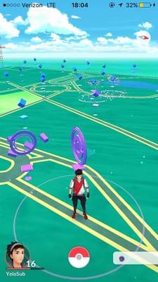 Great spot for Pokémon hunting'