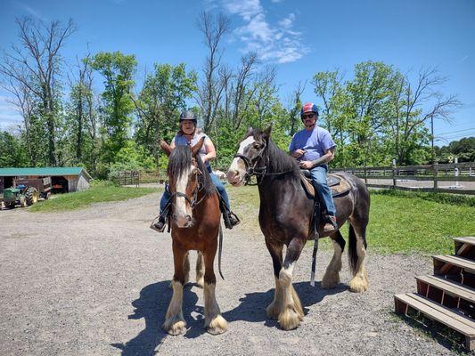 Getting ready for our ride!!