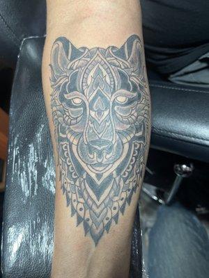 Wolf tattoo