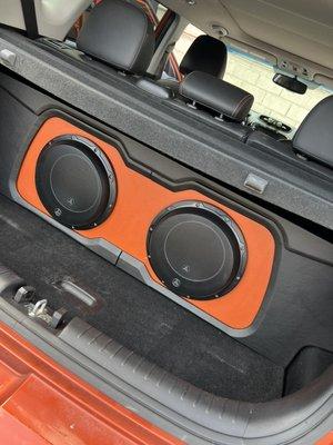 Custom box with JL Audio 10" W6 woofers