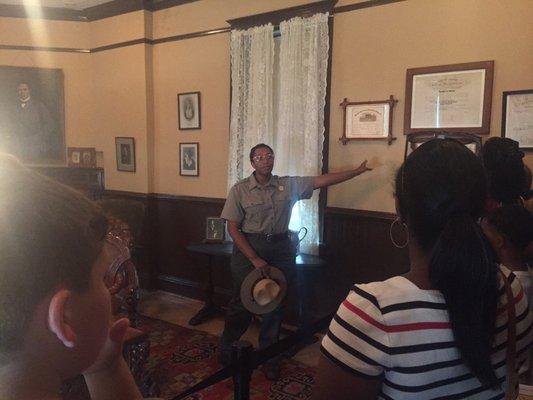 National Parks Service tour of The Oaks