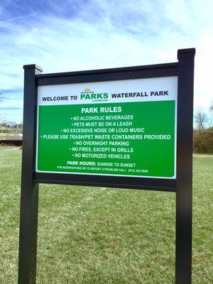 Park rules.  11/24/2017