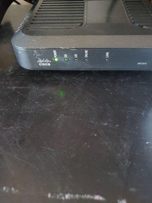 Access Media 3 modem always resets and tries to connect.