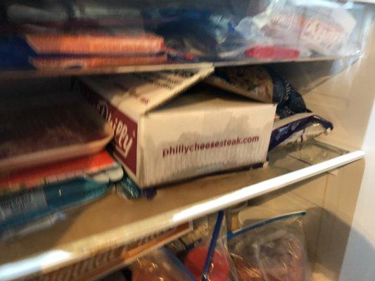 One of the workers unplugged our freezer and left the food to rot.