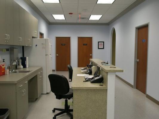 Pediatric clinic area