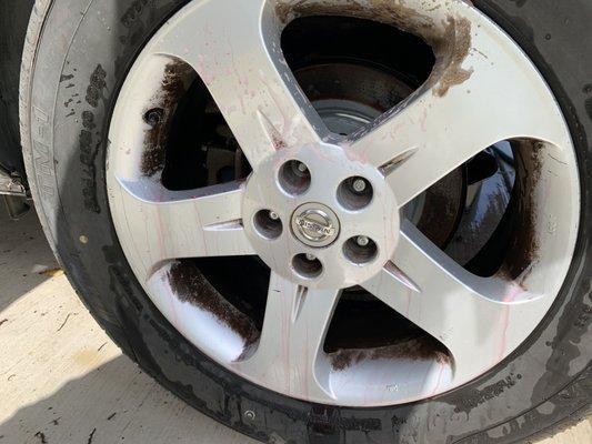 Dirty wheel