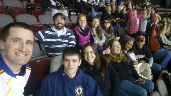 Journey Young Adult Group at a game