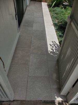 16" x 24" slip resistant porcelain tile