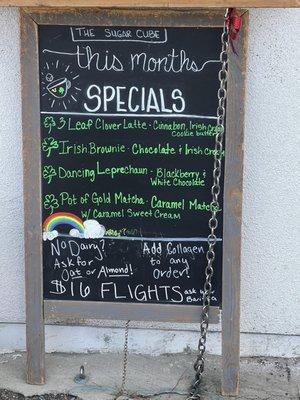 March (2024) Menu Specials