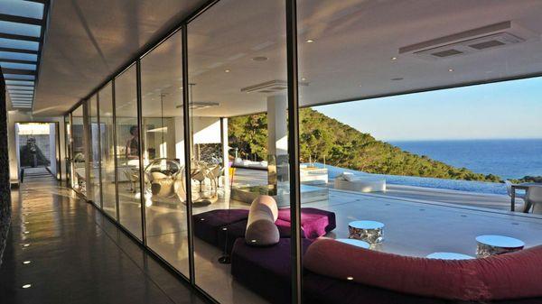 Villa Izzy, Cala Jondal, Ibiza, Spain.  Only available through LVH Global.