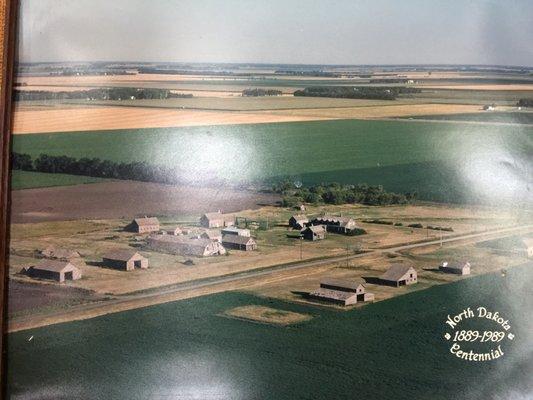 Old photo of the farm.