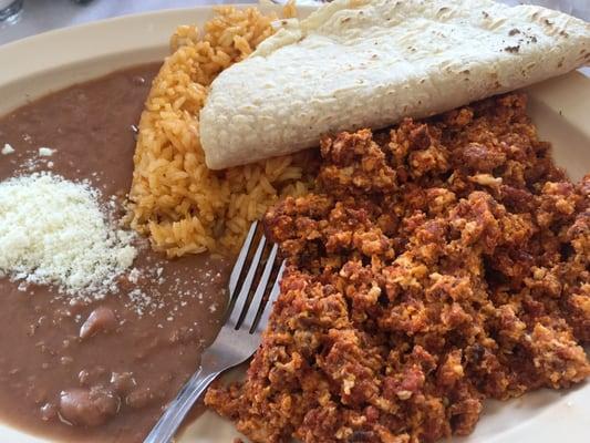 Eggs with Chorizo and Hand-made Tortillas