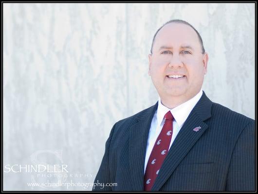 Schindler commercial photography: executive portrait Spokane, WA