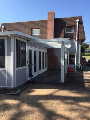 Enclosure/ Lattice cover for Chabad in San Luis Obispo