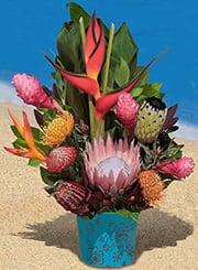 One of the many arrangements we ship from our farms in Hawaii to your recipient.