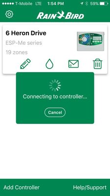 Smart home controller for our Lawn irrigation system