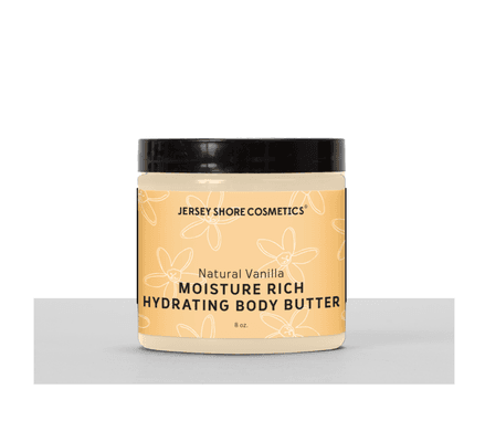 Jersey Shore Cosmetics Moisture Rich Body Butter in Natural Vanilla. 100% Natural.