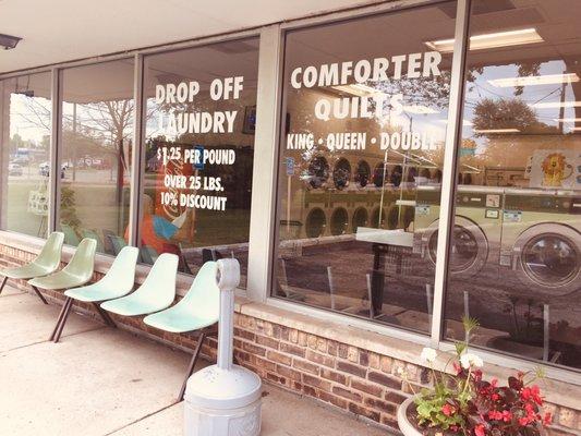 Outdoor seating showing price and discount