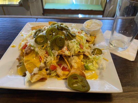 Chicken nachos