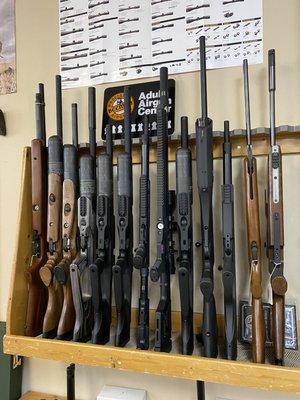 Air rifle inventory