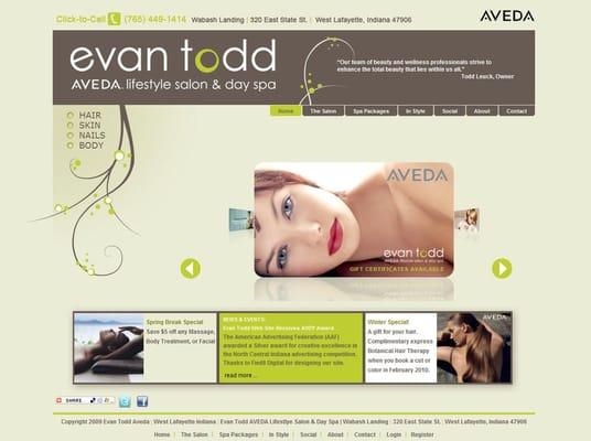 2009 Addy Award Winning Web Design