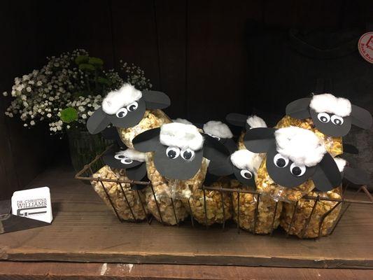 Baaags of Vanilla and Caramel Corn  sheep popcorn- For a limited time only! /$2.50/