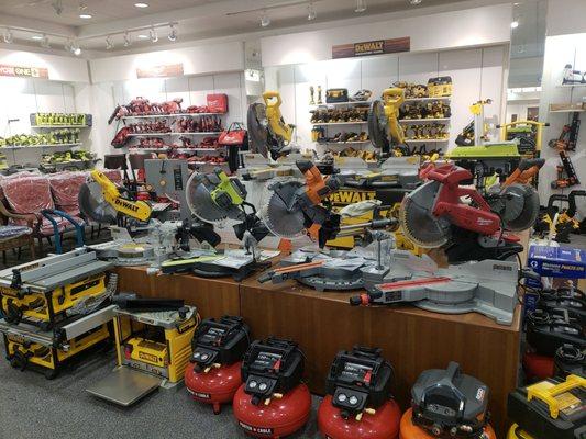 Power tools saws and compressors