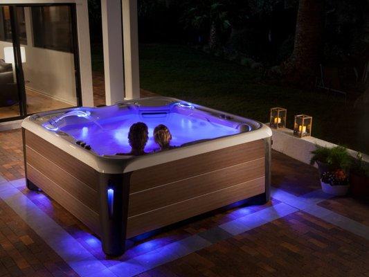 The Hot Tub Store in Oakland, MD offers hot tubs with a range of built-in features that enhance your relaxation and enjoyment.