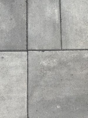 Chipped pavers