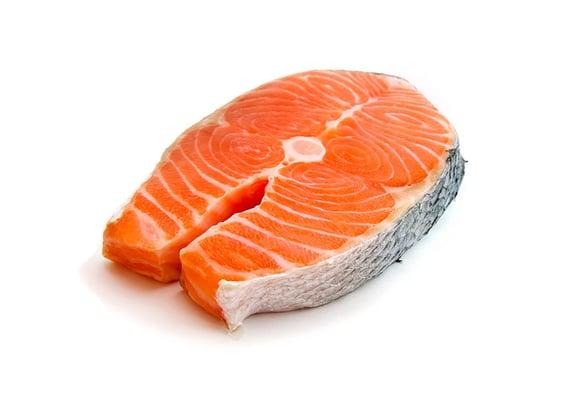 Salmon slices