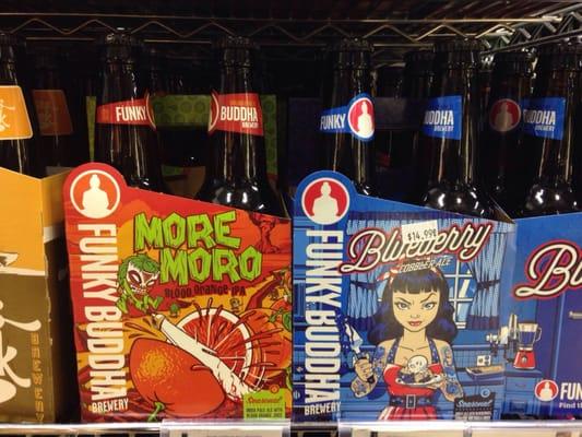 Yaaas! Funky Buddha's "More Moro Blood Orange IPA" & "Blueberry Cobbler Ale"