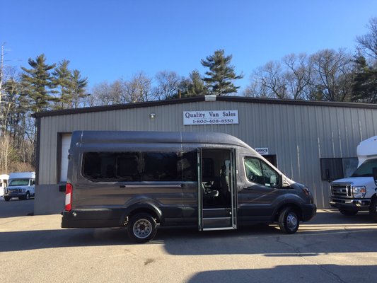 Bus Entry Door on Full Size Transit Van