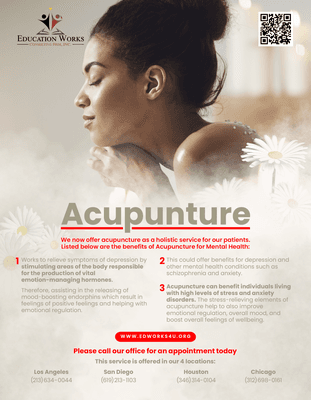 Come schedule and appointment for our Acupuncture Therapy!