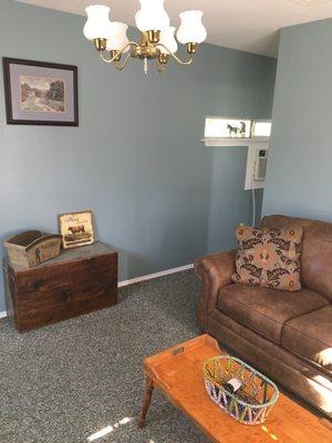 Farm House Suite living area.